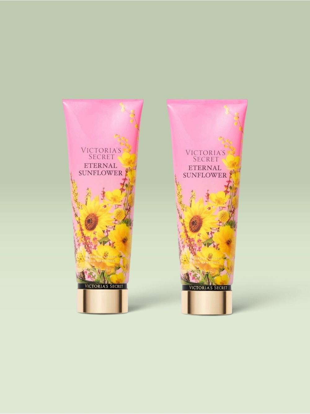 Victoria's Secret ETERNAL SUNFLOWER Fragrance Lotion ~ 8 fl.oz. ( Lot of 2 )